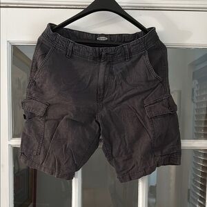 Old Navy Dark Gray Cargo Shorts for Men